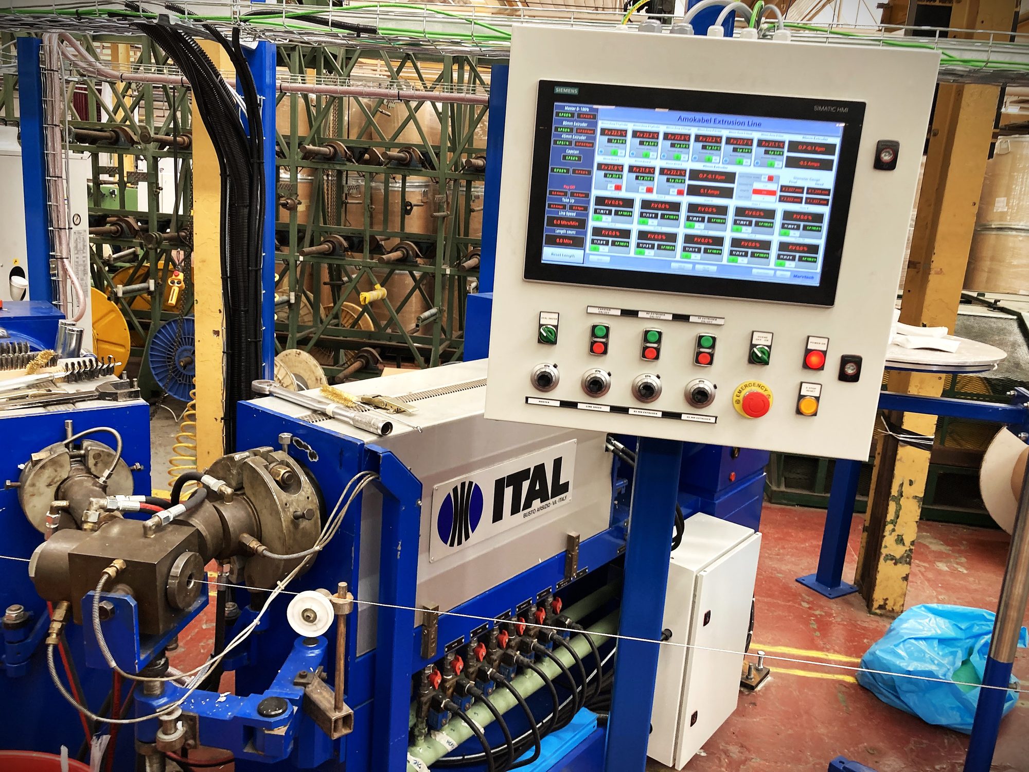 Extrusion Line HMI - Danross Engineering